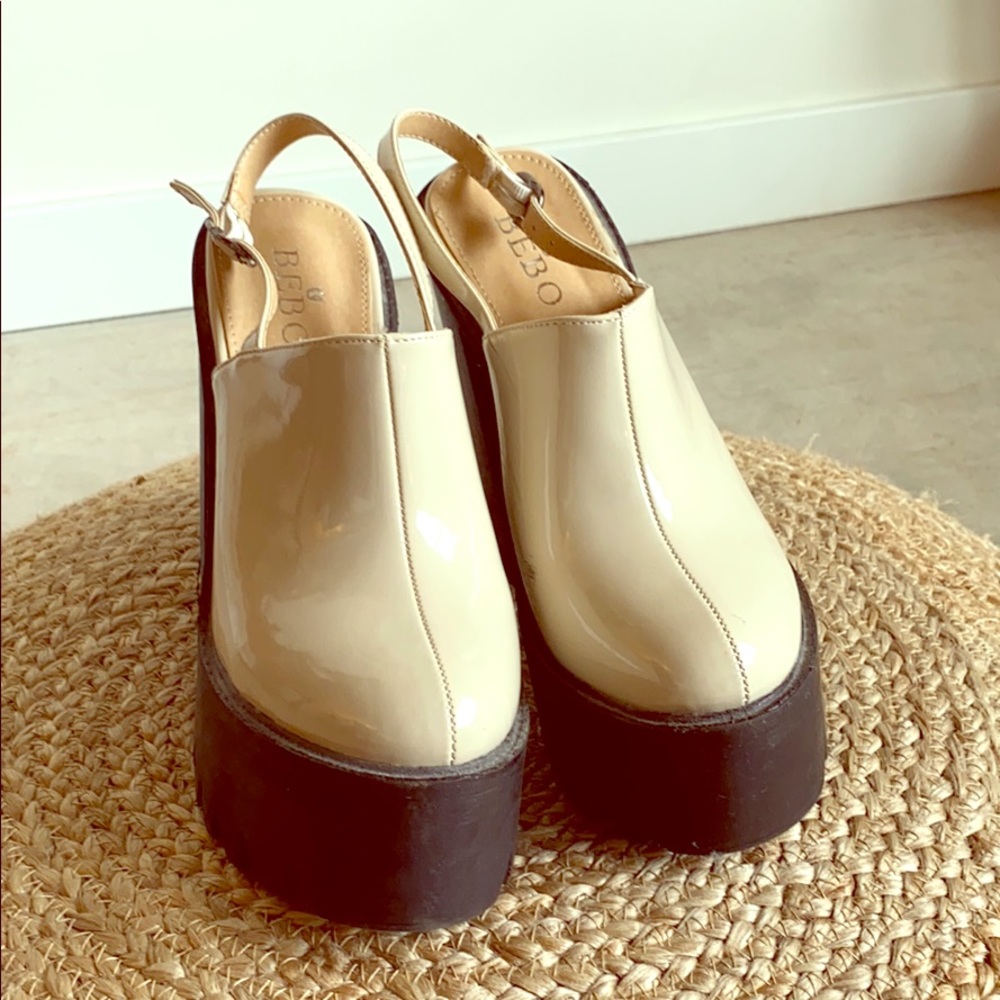 Bebo Patent Platform Heels